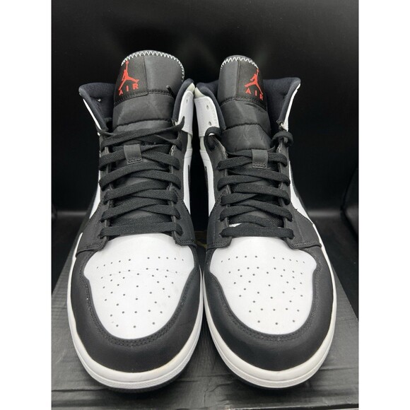 Air Jordan 1 Mid \'Red Black Toe\' Men’s Size 13 (852542-100) VNDS OG ALL CLEAN! main image 7